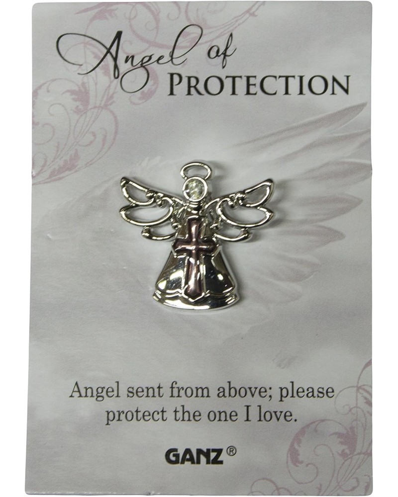 Pin - Angel of Protection "Angels sent from above Please protect the one I love." Multicolor One Size $5.67 Brooches & Pins