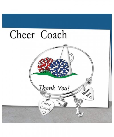 Cheerleader gift Cheer Coach Bracelet Wire Bangle Thank You Gift Cheer Mentor Braxelet Cheer Coach Jewelry Cheer Coach Bracel...