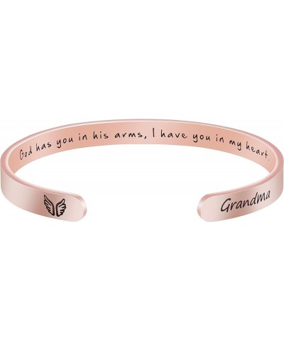 ???????? ???????? for Women In Memory of Jewelry Gift Sympathy Remembering Loss of One You Loved Cuff Bracelets Rose gold cuf...