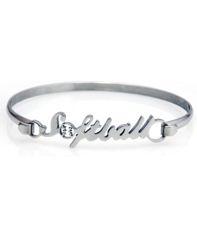 Stainless Steel Softball Bracelet | Softball Jewelry by ChalkTalk SPORTS $9.20 Bracelets