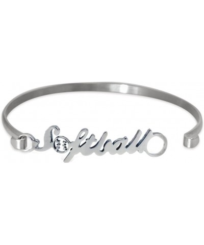 Stainless Steel Softball Bracelet | Softball Jewelry by ChalkTalk SPORTS $9.20 Bracelets