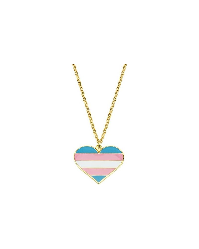 Lesbian Necklace Sun Set Transgender Rainbow Pansexual Nonbinary Asexual Bisexual Necklace LGBT Necklace Gay Pride Gift Rainb...