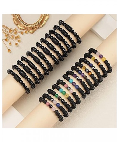 Zodiac Bracelets for Women Black Onyx Bracelet Adjustable Crystals Healing Bracelet Zodiac Beaded Bracelets Gift Cancer $9.17...