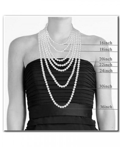 Drop-shape White Freshwater Cultured Pearl Pendant Necklaces for Women 16-18 Inch AAA Silver Necklace Pendants 16.0 Inches 7x...