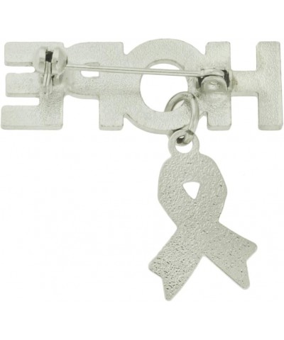 Hope with Orange Awareness Ribbon Charm Enamel Brooch Pin 1 Piece $13.54 Brooches & Pins