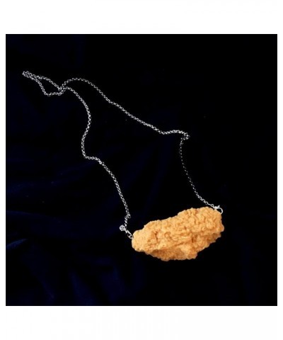 Simulation Fried Chicken Pendant Necklace Lovely Funny Hanmade Simulation Food Chicken Legs Wings Necklace Resin Creative Bar...