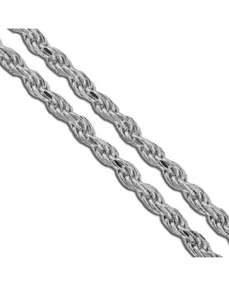 Stainless Steel Men's Rope Chain 2.9mm 3.8mm 4.6mm 5.9mm Heavy Cord Necklace 4.6mm Length 22 Inches $9.23 Others