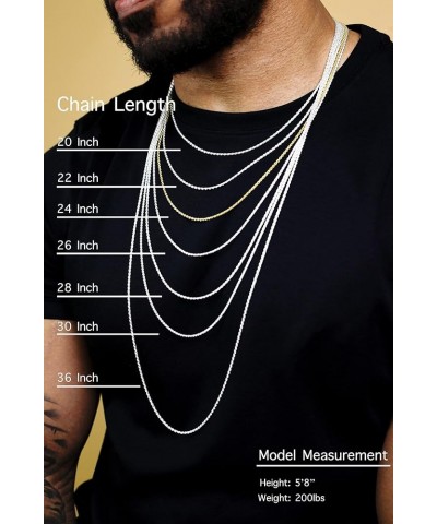 Stainless Steel Men's Rope Chain 2.9mm 3.8mm 4.6mm 5.9mm Heavy Cord Necklace 4.6mm Length 22 Inches $9.23 Others