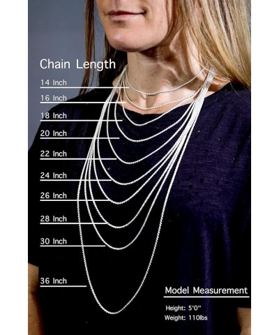 CHOOSE YOUR CLASP Sterling Silver 1.1mm Box Chain Necklace 30.0 Inches Spring Clasp $16.58 Necklaces