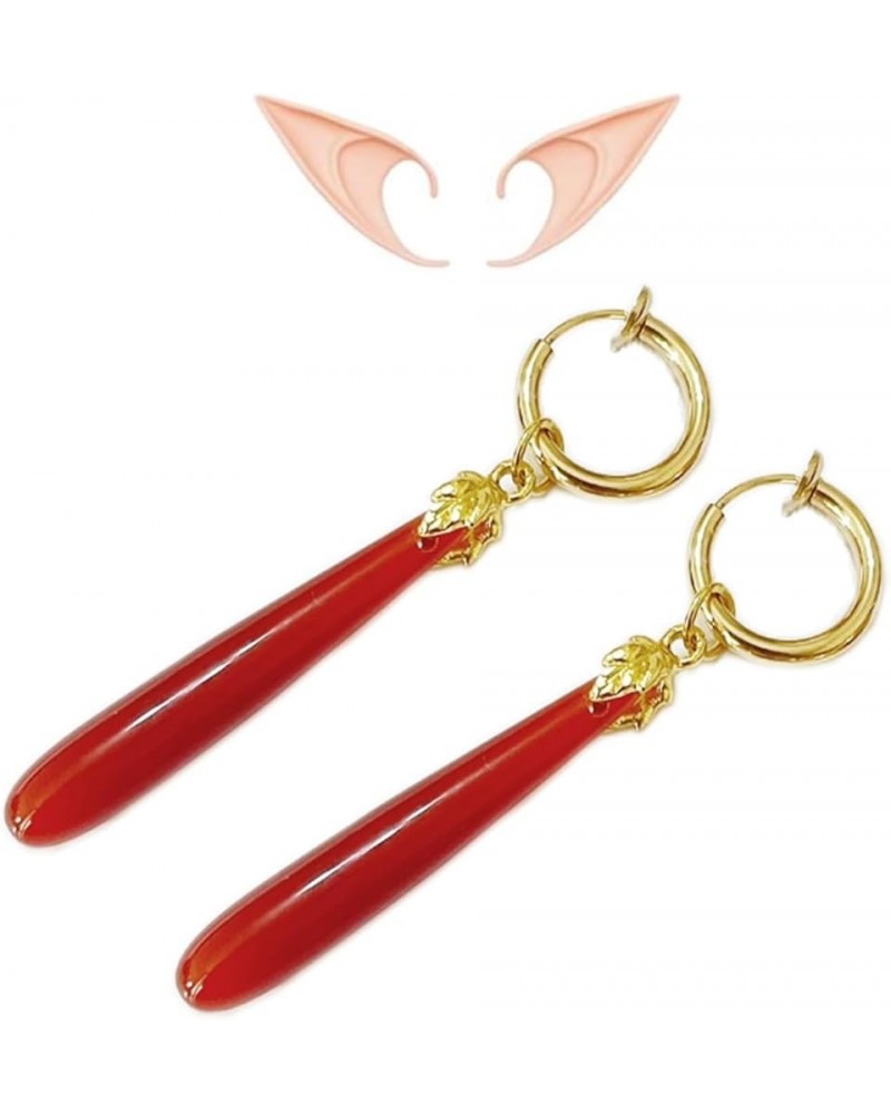 Frieren Earring Cosplay Spirit Anime Jewelry Prop Accessories Earclips $11.52 Earrings