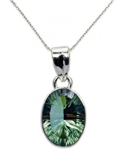 Incredible Sterling Silver Lab Created Color Change Alexandrite Pendant Necklace $21.60 Necklaces