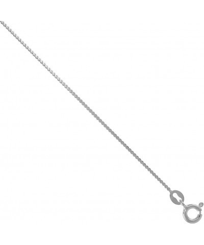 Sterling Silver Thin Serpentine Necklace Chain 1mm Nickel Free Italy 16 inch $14.70 Necklaces