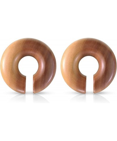 Organic Saba Wood Round Plug Earrings, Sold as a Pair 8mm (0GA) $8.21 Body Jewelry