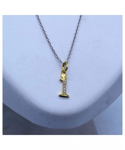 0.05 Carat (ctw) 14K Diamond Lowercase Letter 'a' to 'z' Initial Pendant, Yellow Gold i $62.12 Pendants