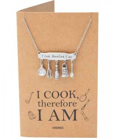 Baking Collection, Pastry Chef Gifts, Cook Utensils Charm for Cooking Mama, Inspirational Cooking Collection Pendant for Bake...