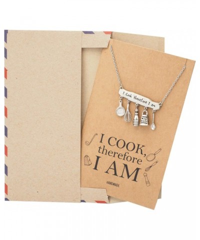 Baking Collection, Pastry Chef Gifts, Cook Utensils Charm for Cooking Mama, Inspirational Cooking Collection Pendant for Bake...