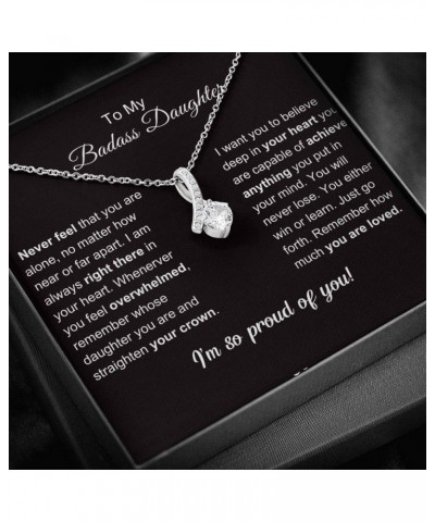 To my daughter Necklace Gift, Daughter Gifts from dad and Mom, Father to daughter gifts from dad, Birthday Gifts for Daughter...