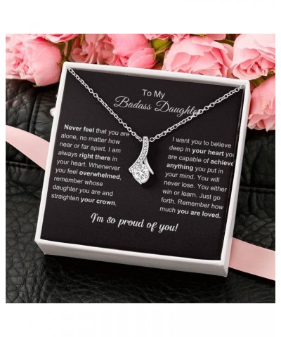 To my daughter Necklace Gift, Daughter Gifts from dad and Mom, Father to daughter gifts from dad, Birthday Gifts for Daughter...