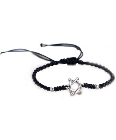 Star of David Red String Bracelet for Women Lucky Amulet Magen David Charm Bracelet Jewelry Christmas Gifts Black $7.40 Brace...