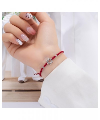 Star of David Red String Bracelet for Women Lucky Amulet Magen David Charm Bracelet Jewelry Christmas Gifts Black $7.40 Brace...