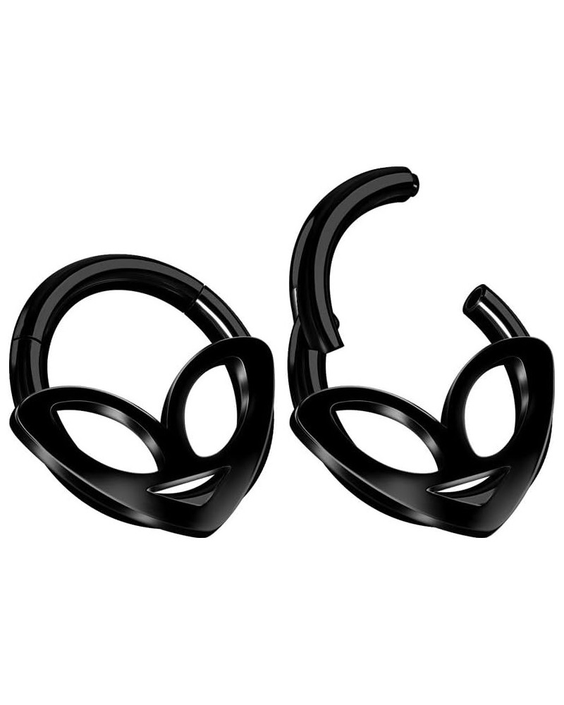 Pair of Anodized 316L Surgical Steel Alien Hinged Segment Nose Hoop Ring Piercing Cartilage Helix Septum Tragus Jewelry A01 B...