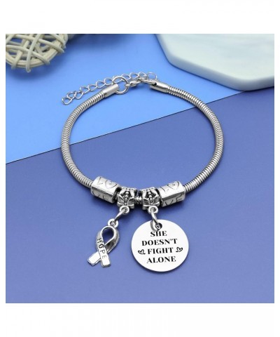 Breast Cancer Awareness Gifts bracelet Jewelry for cancer patients Inspirational bracelet for Women Engraved Stainless Steel ...