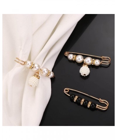 Waistband Pin Rhinestone 2/4/6/8PCS/Set Dress Shawl Clips Waist Fixed Buckle Lapel Pins Waist Tightening Pin Pearl Women Wais...