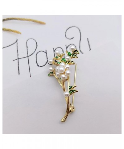 Flower Brooches Pins for Women Fashion Brooch for Women, Floral Women's Brooches & Pins Elegant Crystals Rhinestone Women Cor...