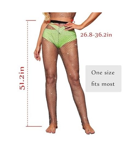 Sparkly Crystal Mesh Fishnet Pants Black Rhinestone See Through Bottoms Slit Bikini Nightclub Party Rave Festival Body Access...