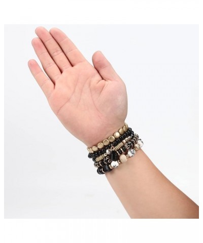 Bohemian Bracelets for Women Stretch Multilayer Colorful Beads Bracelet with Charm Jewelry Multi-R $8.78 Bracelets