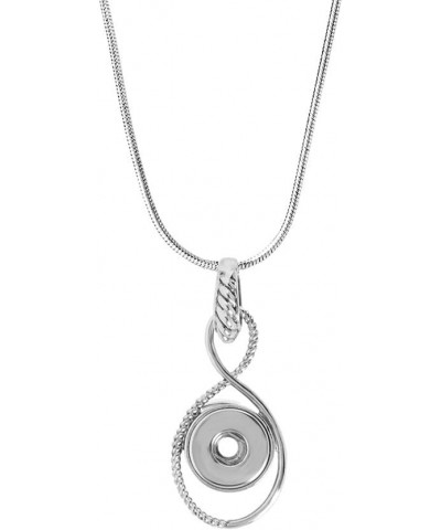 Petite Eternity Necklace, 20-inch Length, Silver, Rhodium Plated, Women, Jewelry and Accessories $14.99 Necklaces