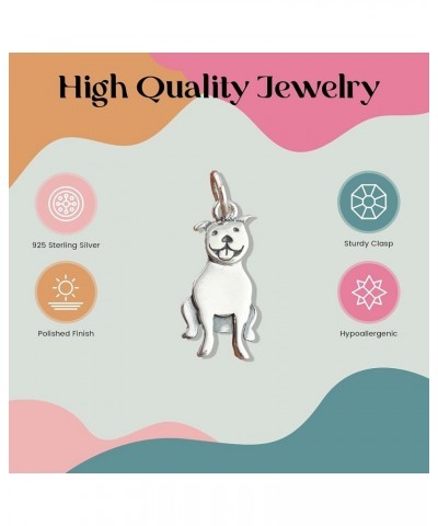 Sterling Silver 3D Dog Breed Necklaces DETAILED PIT BULL $16.92 Necklaces