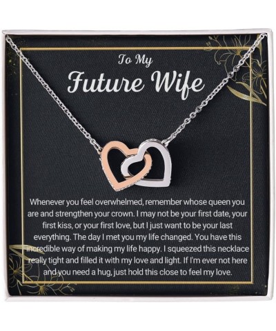 To My Future Wife Necklace Future Wife Gifts Engagement Necklace Gift For Fiance Woman To My Wife Necklace Soulmate Necklace ...