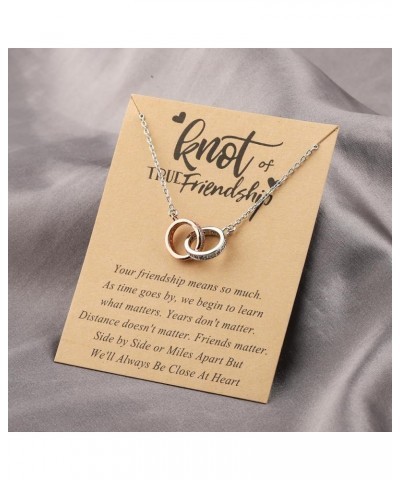 True Friendship Necklace True Friends Gift For Women BFF Long Distance Friendship Gift Bestie Going Away Gift Unbiological Si...