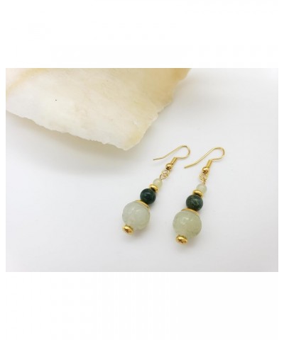 Jade Dragon Earrings $18.98 Earrings