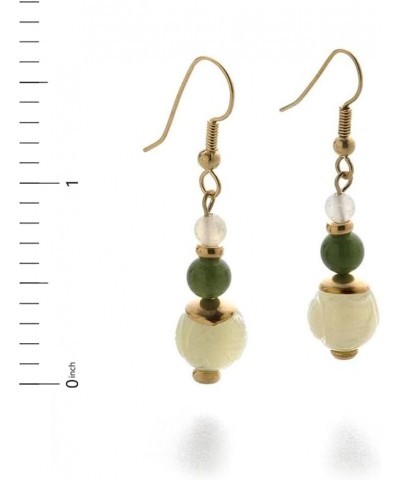 Jade Dragon Earrings $18.98 Earrings