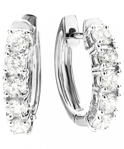 1-6 Carat Classic Diamond Huggies LAB GROWN Diamond Earrings Ultra Premium Collection (D-F Color, VS2-SI1 Clarity) 2.5 Carat ...