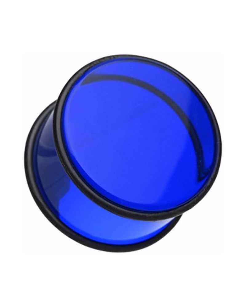 Basic Acrylic No Flare WildKlas Ear Gauge Plug (Sold as Pairs) 4 GA Blue $10.44 Body Jewelry