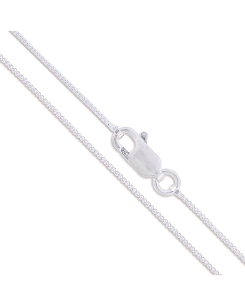 CHOOSE YOUR CLASP Sterling Silver 1.5mm Box Chain Necklace 20.0 Inches Lobster Clasp $19.79 Necklaces