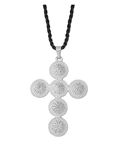 Ethiopian Cross Jewelry | Ethiopian Cross Pendant | Ethiopian Jewelry for Women Set Ethiopian Cross Big Cross Pendant & Black...