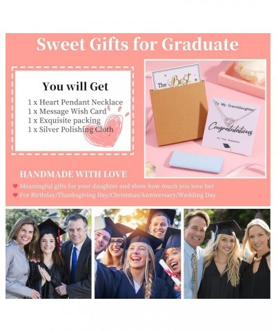 Graduation Gifts for Her Necklace Inspirational Graduation Gift, High School Graduate Gifts Jewelry for Best Friend or Daught...