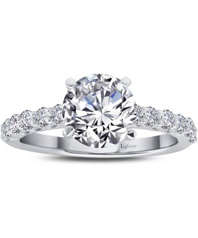 Classic Sterling Silver Platinum Plated Simulated Diamond Rings (2.52 CTTW) $84.00 Rings