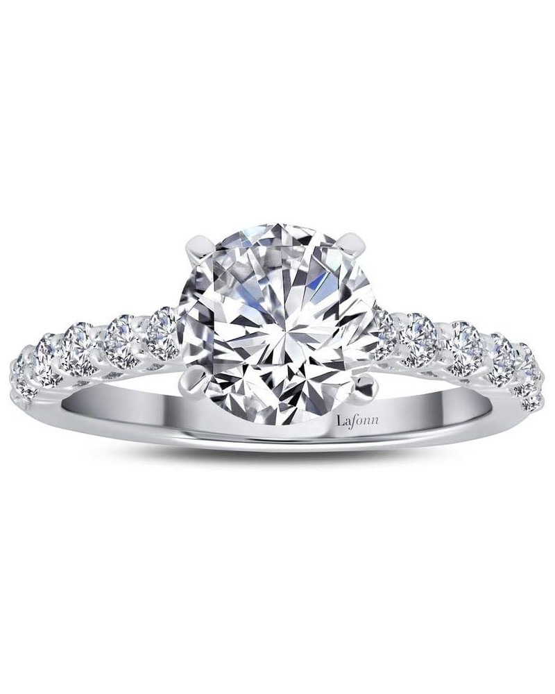 Classic Sterling Silver Platinum Plated Simulated Diamond Rings (2.52 CTTW) $84.00 Rings