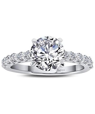 Classic Sterling Silver Platinum Plated Simulated Diamond Rings (2.52 CTTW) $84.00 Rings