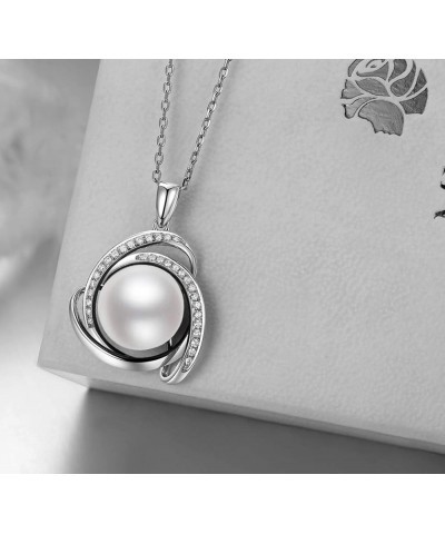 Fine Jewelry Women Gifts 925 Sterling Silver Freshwater Cultured Teardrop White Pearl Pendant Necklace Guardian heart $10.99 ...