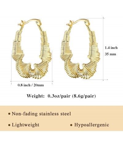 3 Pairs Gold Hoop Earrings Set For Women 18k Gold Plated Cubic Zirconia Huggie Hoop Earrings Twisted Big Rhinestone Earrings ...