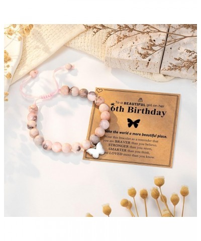 6-18 Year Old Girls Birthday Butterfly Gifts, Butterfly Natural Stone Bracelet for Daughter Granddaughter Niece Teens Girls 6...