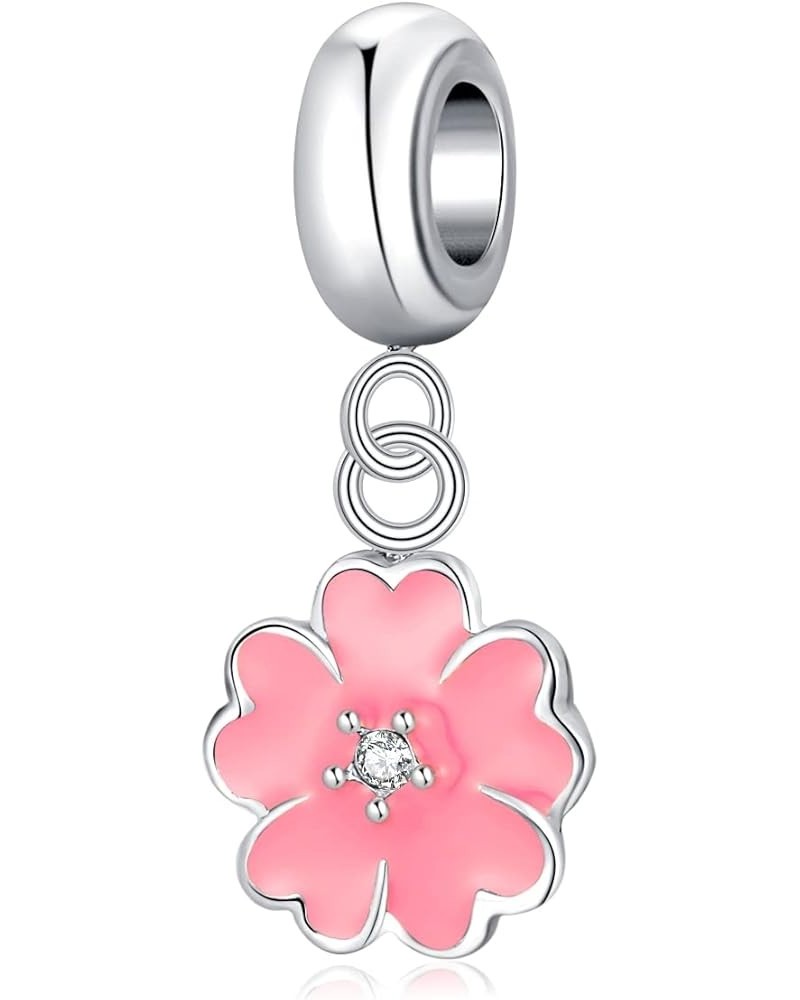 Charm for Bracelets and Necklaces - Flower, Cross, Heart, House Dangle Pendants Charms Beads - Birthday Mothers Day Jewelry G...