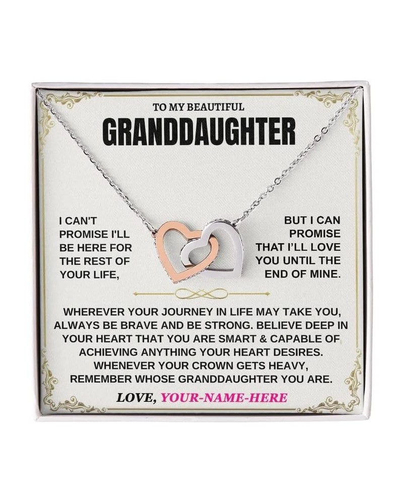 To My Granddaughter Necklace, Gift For Granddaughter From Grandpa-Grandpa, Granddaughter gifts On Birthday, Anniversary - Inc...