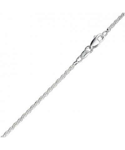 Sterling Silver Diamond-Cut Rope Chain 1mm-6mm Made in Italy Solid 925 Womens Mens Necklace 16-30 1.4mm-9 $11.20 Necklaces